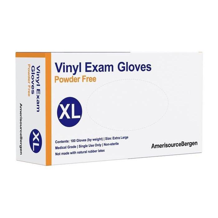 0 AmerisourceBergen Glove Vinyl Exam XL 100ct Gloves & Mittens