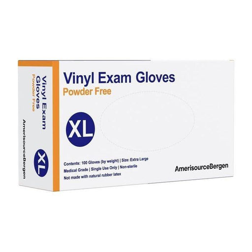 0 AmerisourceBergen Glove Vinyl Exam XL 100ct Gloves & Mittens