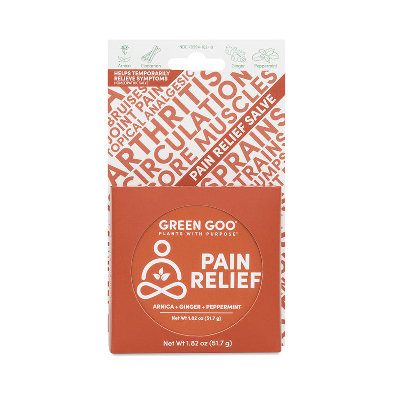 Green Goo Green Goo Pain Relief Salve Large Tin -- 1.82 Oz Health Care Chocolate