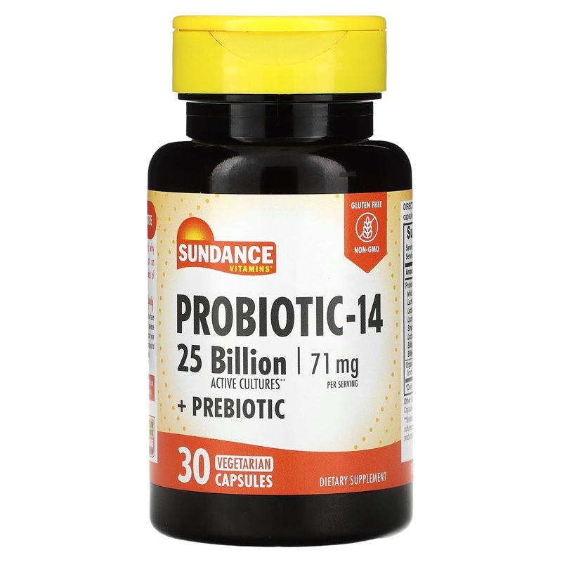 Sundance Vitamins Sundance Vitamins Probiotic-14 Vegetarian, 30 Caps Vitamins & Supplements