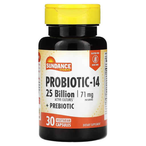 Sundance Vitamins Sundance Vitamins Probiotic-14 Vegetarian, 30 Caps Vitamins & Supplements