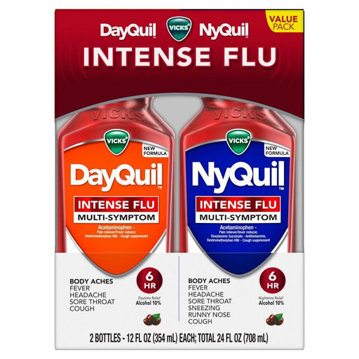 Vicks Vicks Intense Flu Multi-Symptom DayQuil And NyQuil Health & Beauty