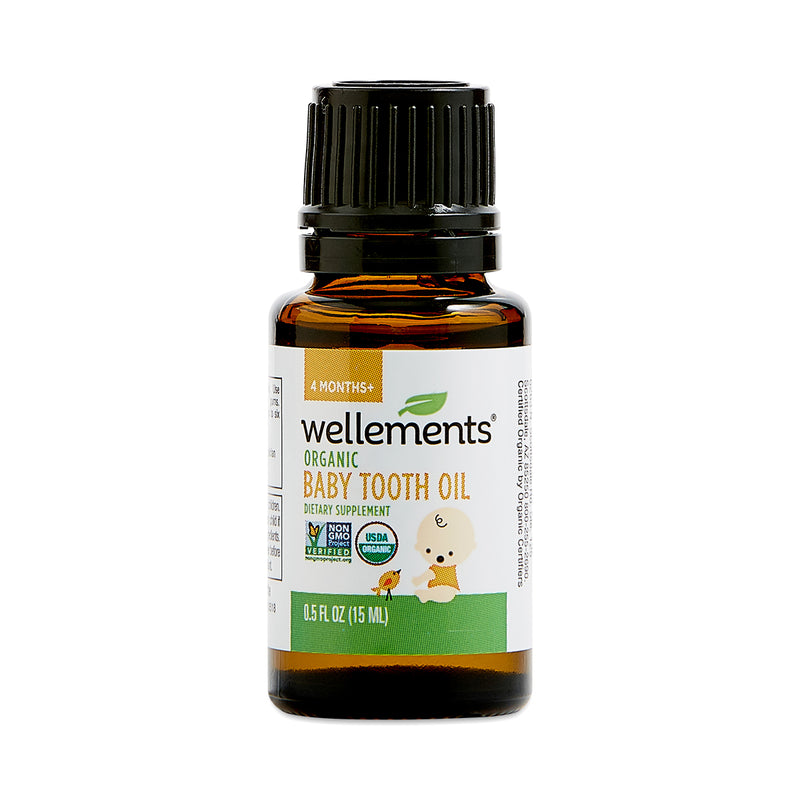 Wellements Wellements Organic Baby Tooth Oil - 0.5 Fl Oz Baby & Toddler