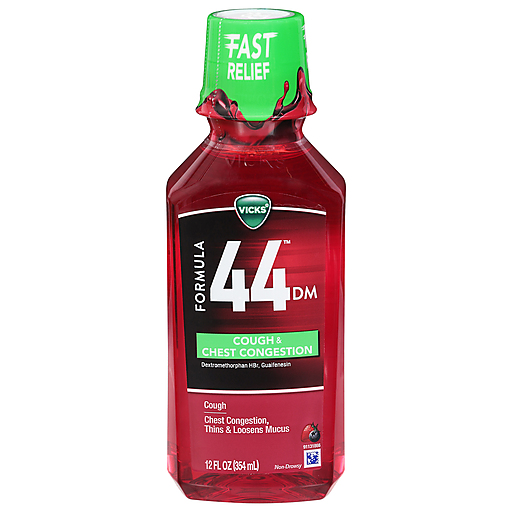 Vicks Vicks® Formula 44™ Cough & Chest Congestion – Non-Drowsy Berry Flavor Health Care