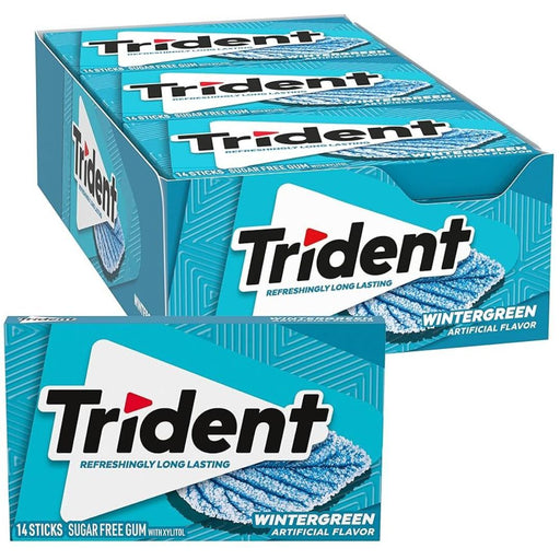 Trident Trident  Gm 12X14  Wintergreen Candy & Chocolate