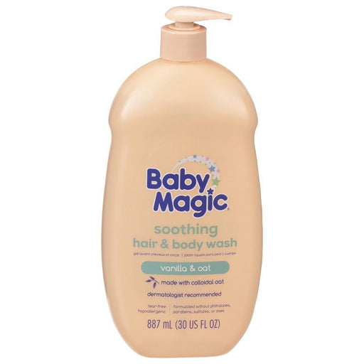 Baby Magic Baby Magic Soothing Vanilla & Oat Hair & Body Wash 30 Fl Oz Body Wash White Smoke Default Title