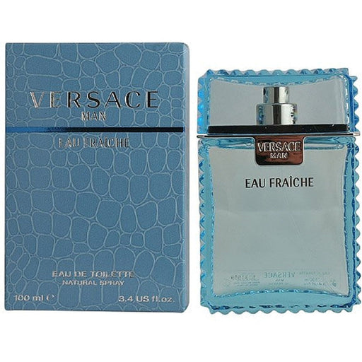 Versace Eau Fraiche By Versace Eau De Toilette Spray For Men 3.40 Oz Eau De Toilette