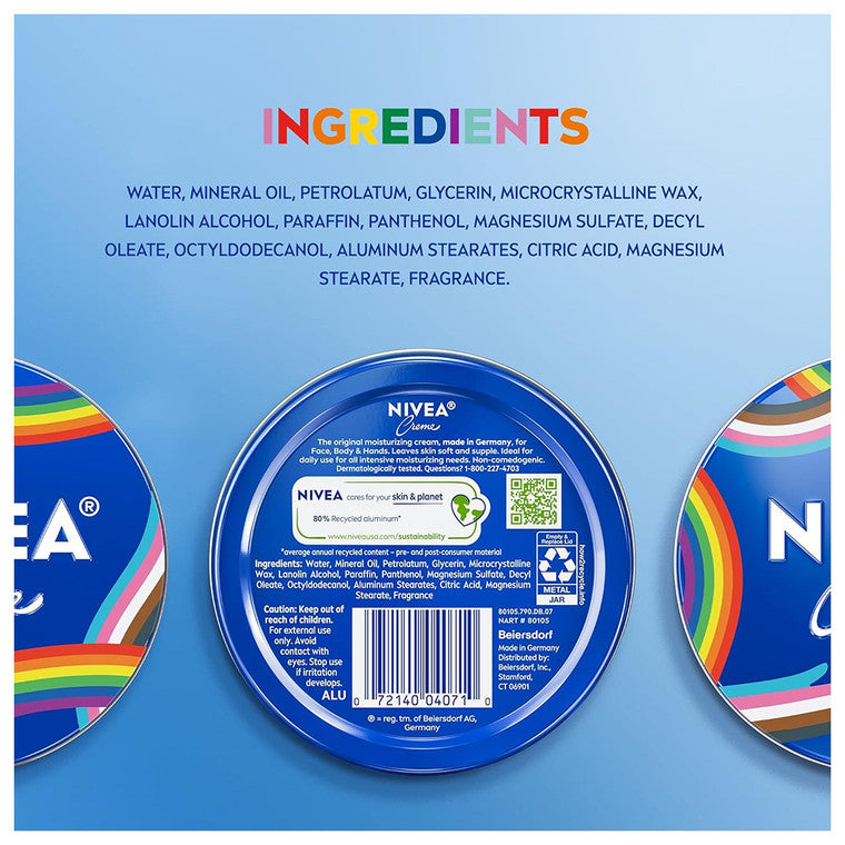 Nivea Body, Face And Hand Moisturizing Cream