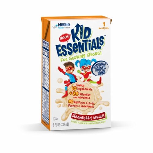 Boost Kid Essentials Boost Kid Essentials Pediatric Oral Supplement 1.0 Strawberry Splash Flavor 8 Oz. Carton Ready To Use Fitness & Nutrition