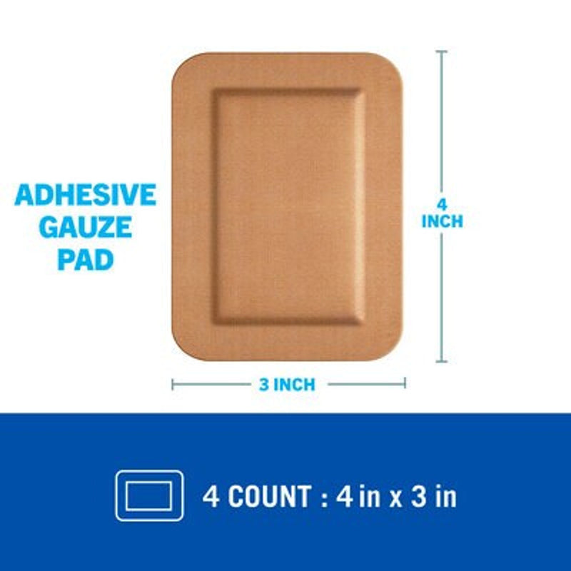 3M 3M Nexcare Duo Adhesive Gauze Pads First Aid