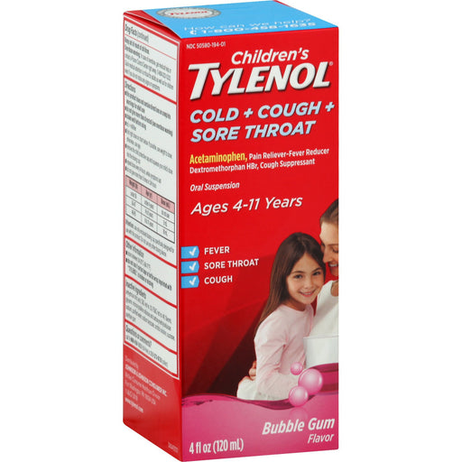 Tylenol Tylenol Chd Cld/Cghst Ss 120Ml Bgm Health & Beauty