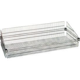 Quantum Storage Systems Quantum Storage Systems Chrome Wire Shelf Basket 48″”W X 18″”D Storage & Organization
