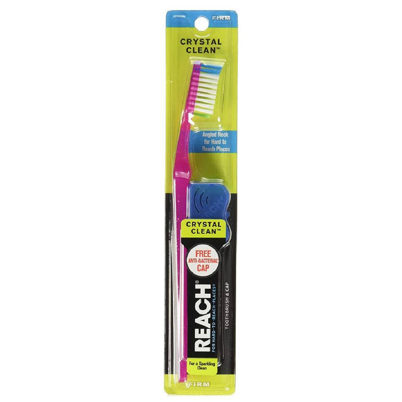 Reach Reach Crystal Clean Toothbrush - Firm Bristles, Contoured Handle (1 Count) Toothbrushes