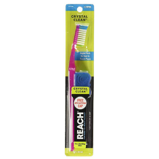 Reach Reach Crystal Clean Toothbrush - Firm Bristles, Contoured Handle (1 Count) Toothbrushes