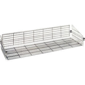 Quantum Storage Systems Quantum Storage Systems Chrome Wire Shelf Basket 60″”W X 18″”D Storage & Organization