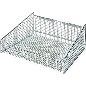 Quantum Storage Systems Quantum Storage Systems 11 7/8" X 18" Chrome Partition Wall Hanging Basket 1017HBC Storage & Organization