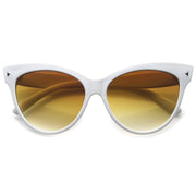 zeroUV High Pointed Tip Inset Frame Oversize Cat Eye Sunglasses 8462 Sunglasses
