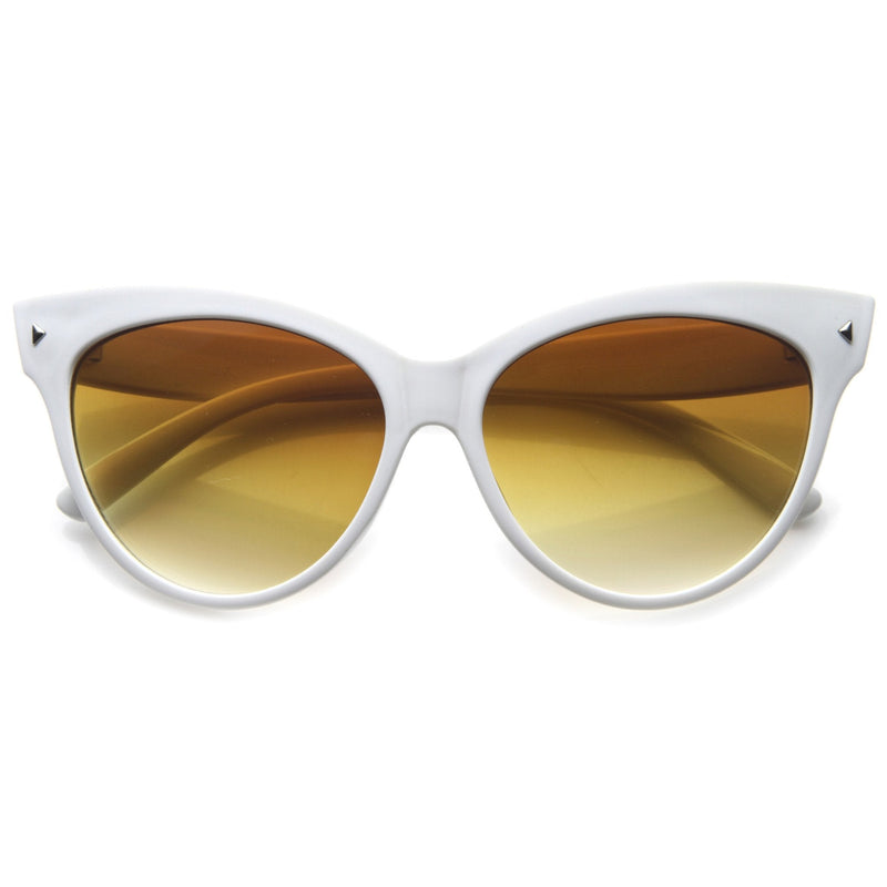 zeroUV High Pointed Tip Inset Frame Oversize Cat Eye Sunglasses 8462 Sunglasses