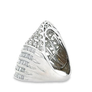 Bids.com 4.00ct Diamond Ring 10KT White Gold Rings