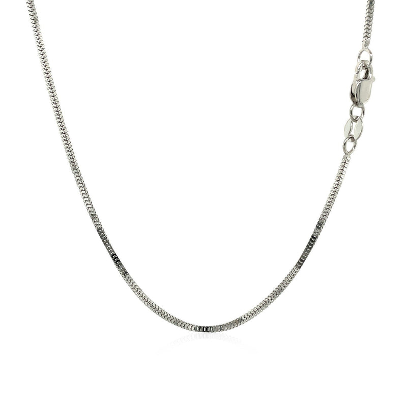 Bids.com 14k White Gold Milano Chain 1.1mm Necklaces