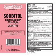 GeriCare GeriCare™ Laxative Sorbitol Solution – 16 fl oz (473mL) Medical Supplies