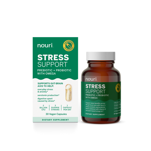 Nouri Nouri Stress Support Probiotic Capsules 30Ct Health & Beauty