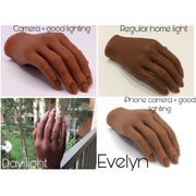 Red Iguana LLC Set of Two 2.0 Full Silicone Practice Hands (Left and Right) 2.0 Hand