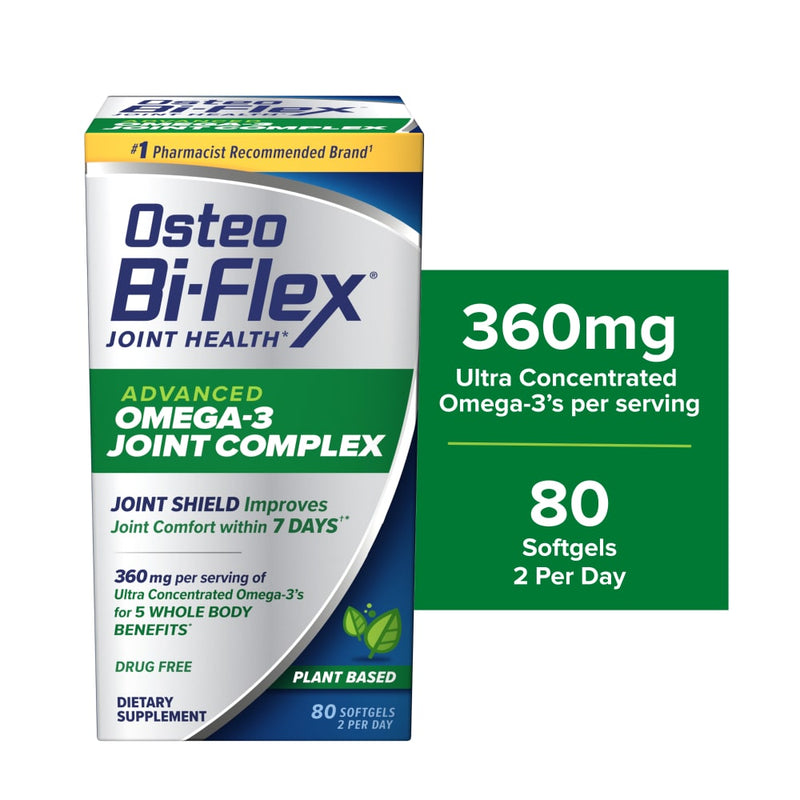Osteo Bi-Flex Osteo Bi-Flex Advanced Omega-3 Joint Complex, With Algae Oil, Joint Support Supplement Vitamins & Supplements