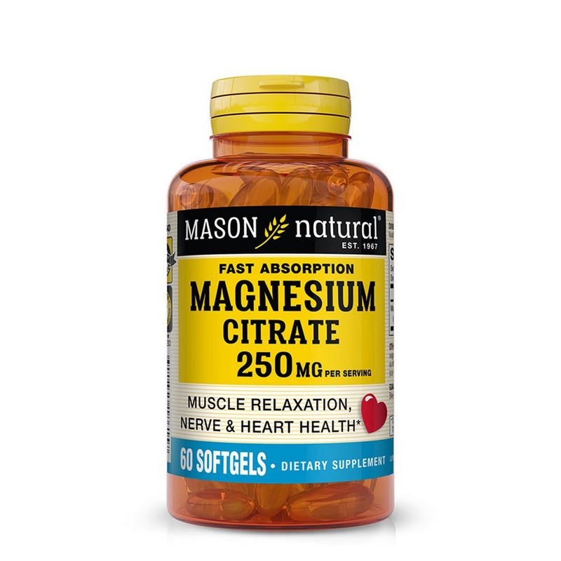 Mason Natural Mason Natural Naturals Magnesium Citrate 250mg Multivitamin Softgels - 100ct Vitamins & Supplements