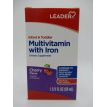 0 Leader Infant & Toddler Multivitamin Iron Cherry - 1.66 Fl Oz Vitamins & Supplements