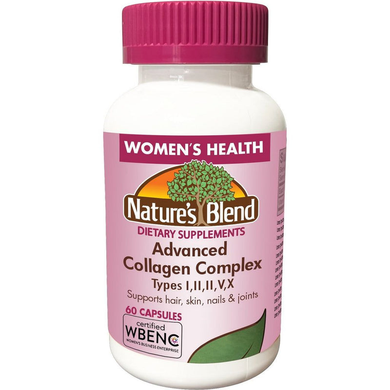 Nature's Blend Nature’s Blend® Advanced Collagen Complex – Types I, II, III, V, X Vitamins & Supplements