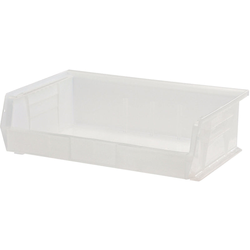 Quantum Quantum Ultra Series Stack And Hang 7.2 Gal. Storage Bin In Clear Storage & Organization
