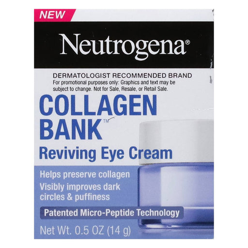 Neutrogena Neutrogena Colagen Bank Reviving Eye Gel Cream 0.5 Oz Skin Care