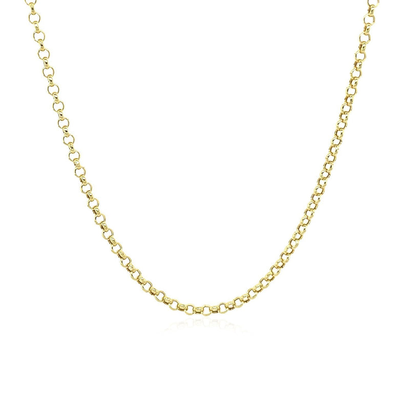 Bids.com 14k Yellow Gold Rolo Chain 1.9mm Necklaces