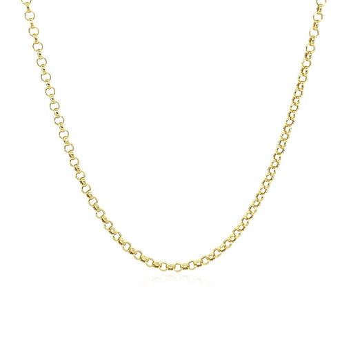 Bids.com 14k Yellow Gold Rolo Chain 1.9mm Necklaces