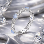 Bids.com S925 Sterling Silver 4mm Plated Platinum Ring for Women Size 6.0 Rings