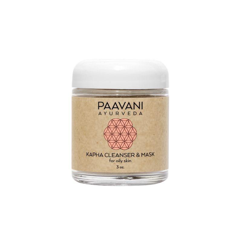 Paavani Ayurveda Kapha Cleanser & Mask  | Ayurvedic Cleansing Grains for Oily, Congested Skin simple