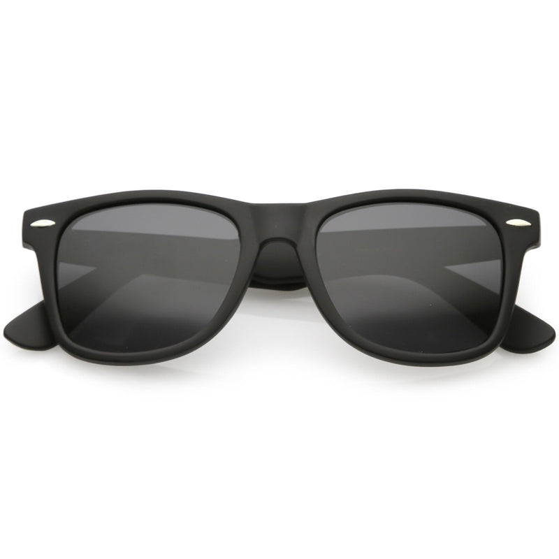 zeroUV Classic Unisex Polarized Lens Horned Rim Sunglasses A840 Sunglasses