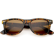 zeroUV Classic Unisex Polarized Lens Horned Rim Sunglasses A840 Sunglasses