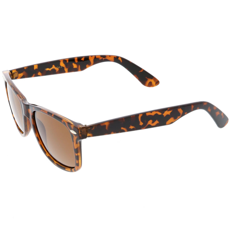 zeroUV Classic Unisex Polarized Lens Horned Rim Sunglasses A840 Sunglasses