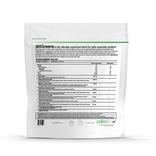 Paleolife 365Greens: Daily Vegetables and Fruits