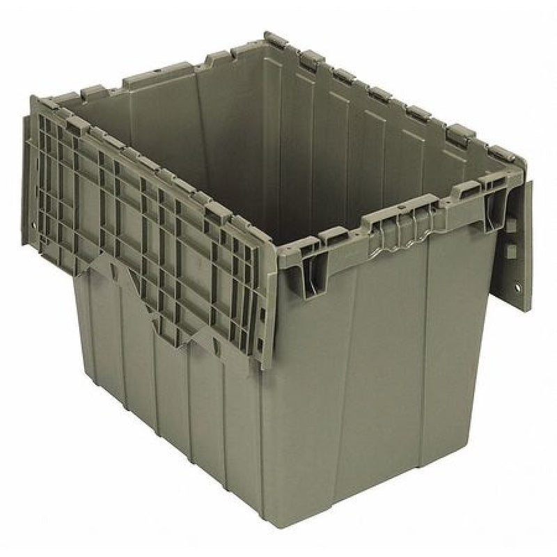 Quantum Storage Systems Quantum Storage Systems Gray Attached Lid Container, Plastic Storage & Organization