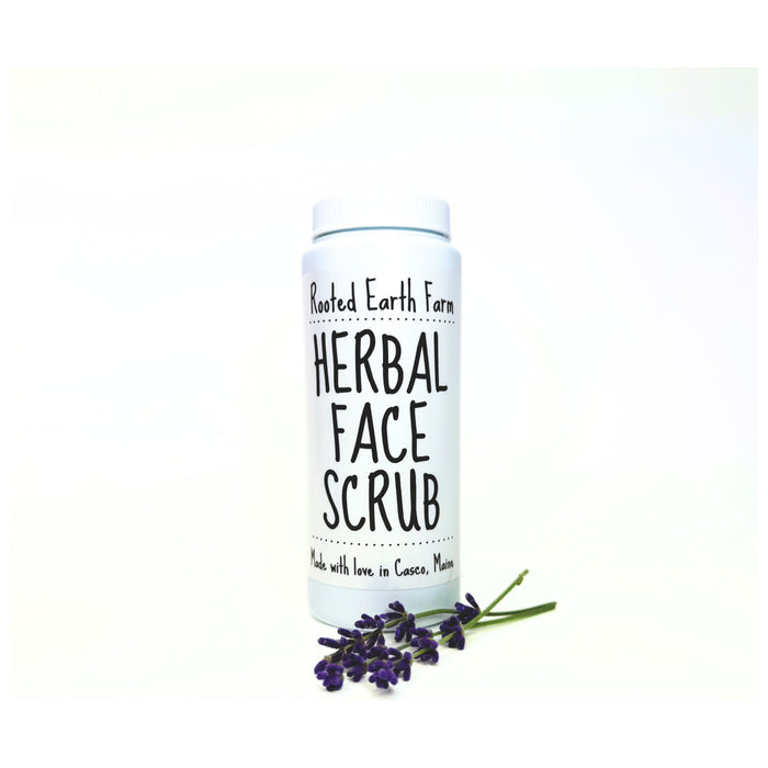 Rooted Earth Farm + Apothecary - Herbal Face Scrub 2oz - 4oz. 