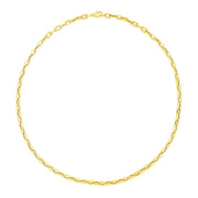 Bids.com 14k Yellow Gold Paperclip Chain Necklace Necklaces