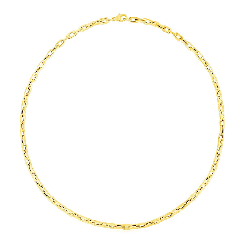 Bids.com 14k Yellow Gold Paperclip Chain Necklace Necklaces