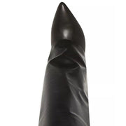 Mill's Beauty Supply Evander Fold-Over Cuffed Knee High Wedge Dress Boots