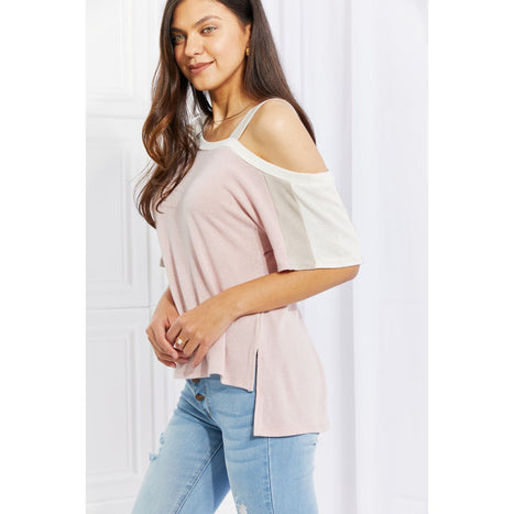 Andree by Unit Something Simple Cold Shoulder Tee