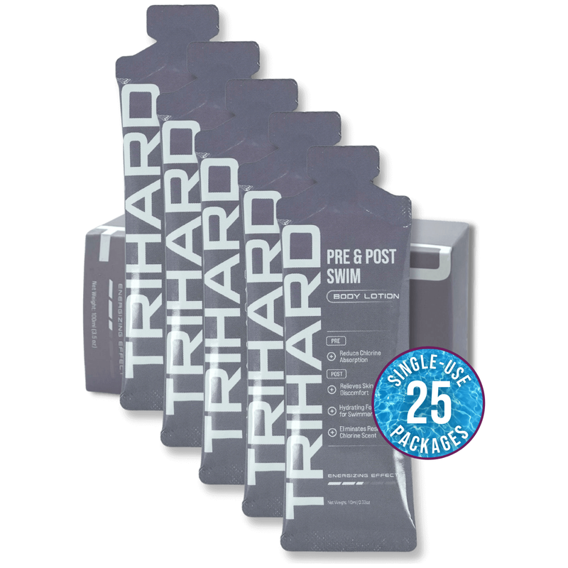 TRIHARD Travel Kit - Pre & Post Swim Body Lotion Pool Kit