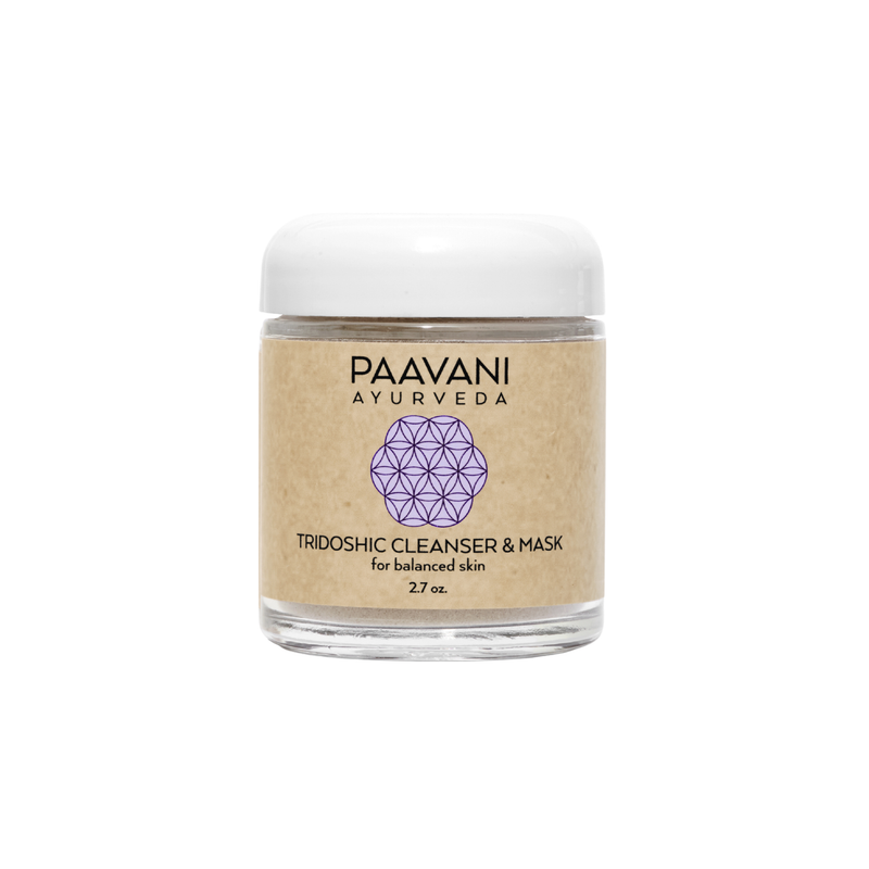 Paavani Ayurveda Tridoshic Cleanser & Mask | Ayurvedic Cleansing Grains for Balanced, Radiant Skin simple