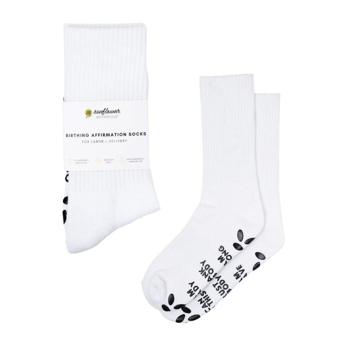 Sunflower Motherhood - Birthing Affirmation Hospital Socks